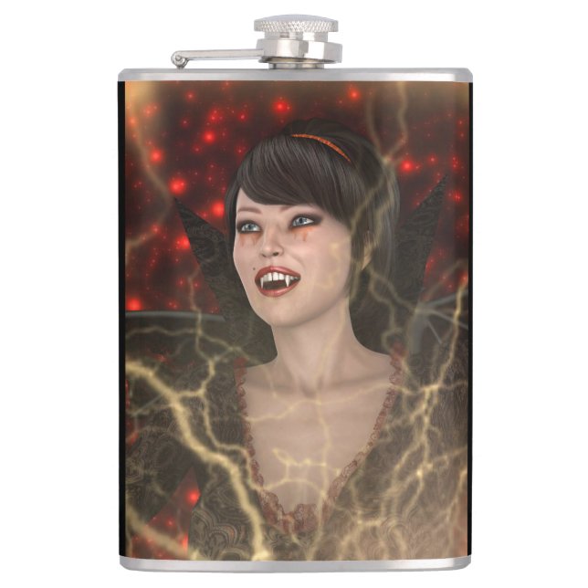 Petaca Dama vampiro (Anverso)