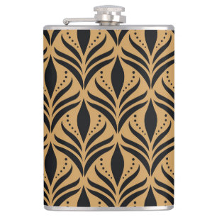 Petaca Damasco floral: Elegante cosecha