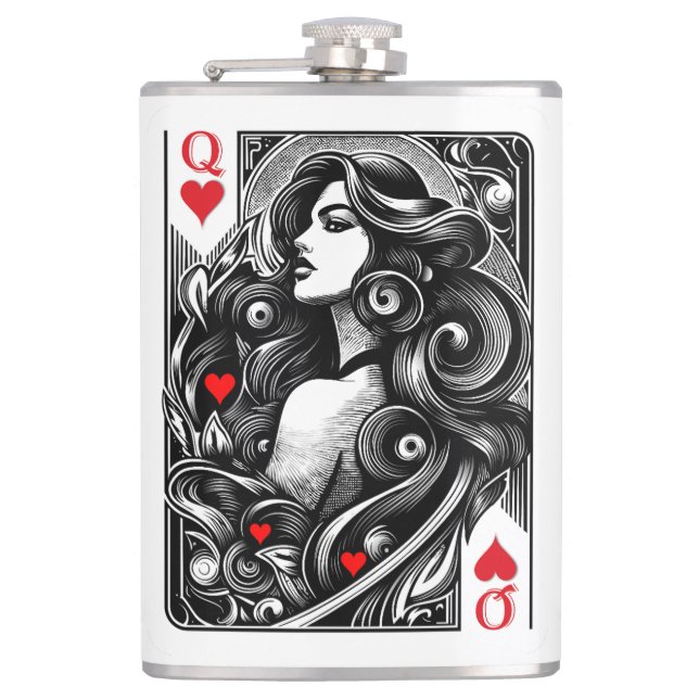 Petaca Dame de cœur à vous l'honneur  (Anverso)