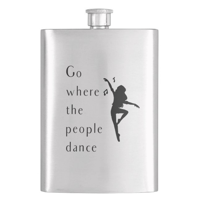 Petaca Dance Go Where People Dance (Anverso)