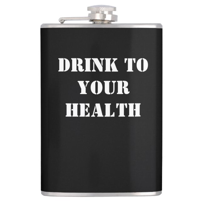 Petaca Dark Humor Flask by Skullnskin / J. H. Thornton (Anverso)
