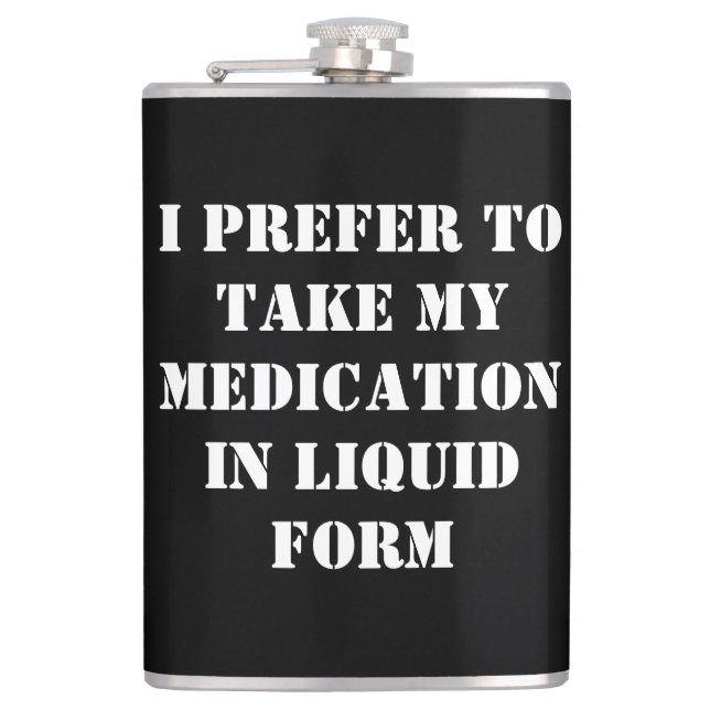 Petaca Dark Humor Flask by Skullnskin / J. H. Thornton (Anverso)