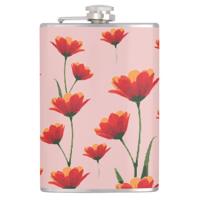 Petaca Dawnfire Poppies (Anverso)