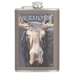 Petaca De VermontMoose cierre para arriba