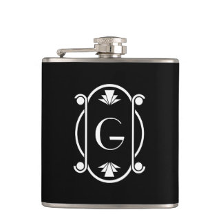 Petaca Deco monogramado