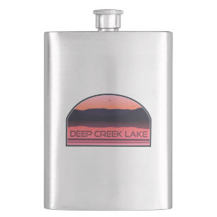 Petaca Deep Creek Lake Maryland Red Sunrise