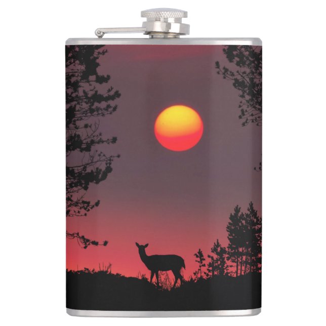 Petaca Deer al atardecer (Anverso)