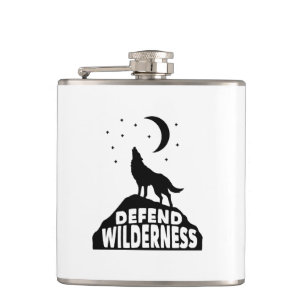 Petaca Defender Wilderness Wolf Moon