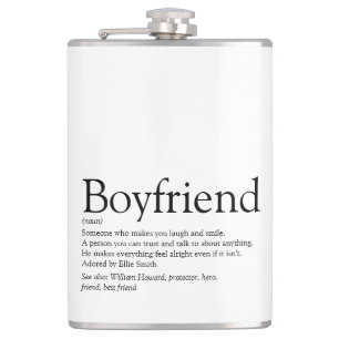 Petaca Definición de Novio Frase Blanco y Negro