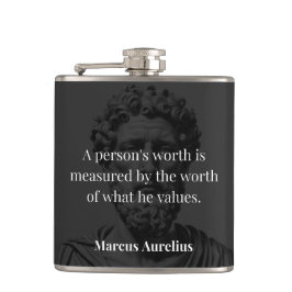 Petaca Definición de Valor: Marcus Aurelius en Valores