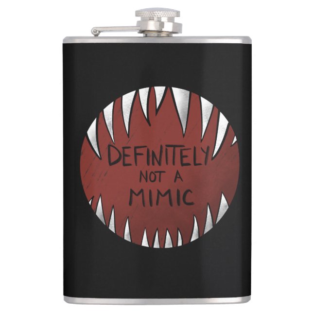 Petaca Definitivamente NO es un regalo de juegos para D&D (Anverso)