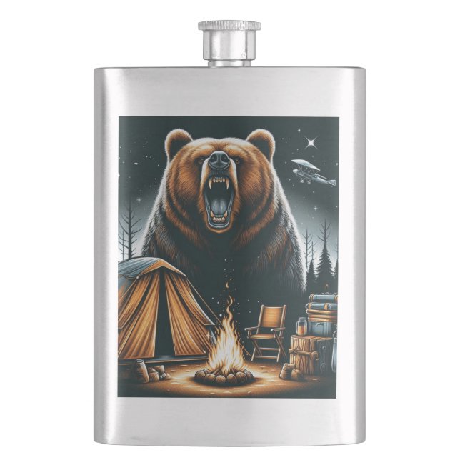 Petaca Dejar acampar Zippo Lighter (Anverso)