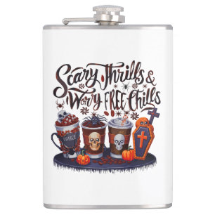 Petaca ¡Delicioso café de Halloween para refrescos espumo