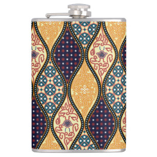 Petaca Denim Blue Art Nouveau: sin foco