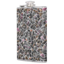 Petaca Desagradable de salmón bruto y mosaico irregular g