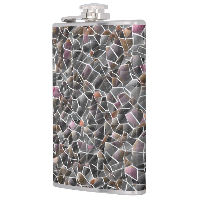 Petaca Desagradable de salmón bruto y mosaico irregular g (Izquierda)