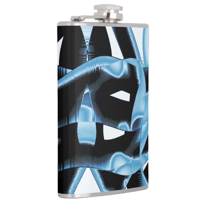 Petaca Desechos o cintas azules y negros destruidos (Derecha)