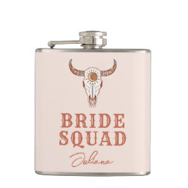 Petaca Desert Cowgirl última novia de rodeo Squad Flask