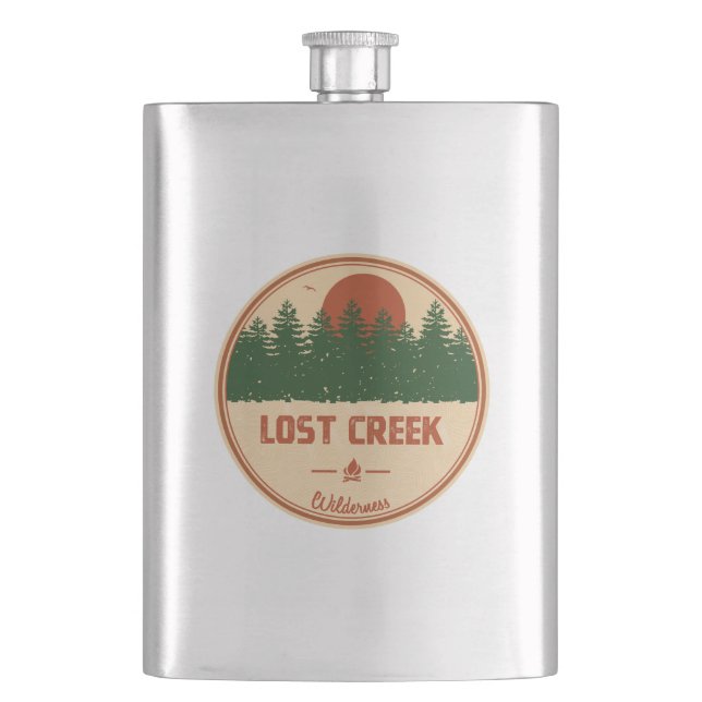 Petaca Desierto de Lost Creek (Anverso)