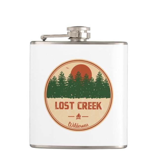 Petaca Desierto de Lost Creek (Anverso)