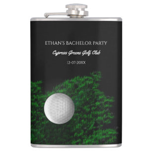 Petaca Despedida de soltero de golfista - bola de golf y