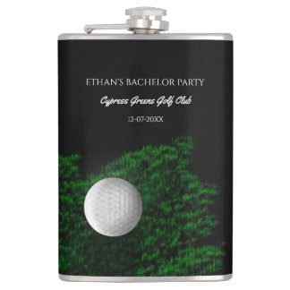 Petaca Despedida de soltero de golfista - bola de golf y 