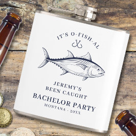 Petaca Despedida de Soltero del Novio Viaje de Pesca Pers