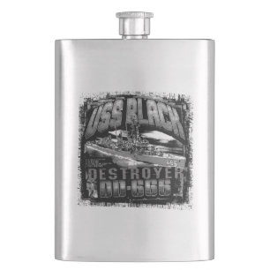 Petaca Destroyer Black Flask Classic