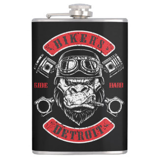 Petaca Detroit Biker Motorrad Chopper Gorilla