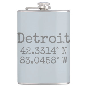 Petaca Detroit Latitude Longitud