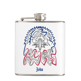 Petaca Día de la Independencia Águila Americana