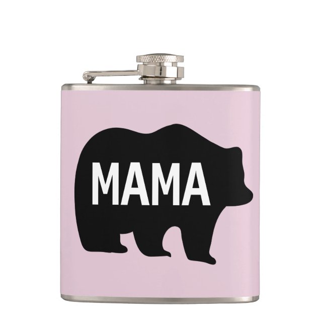 PETACA DÍA DE LA MADRE MAMÁ OSO PINK (Anverso)