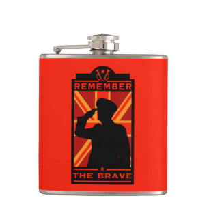 Petaca Día de las Fuerzas Armadas Británicas