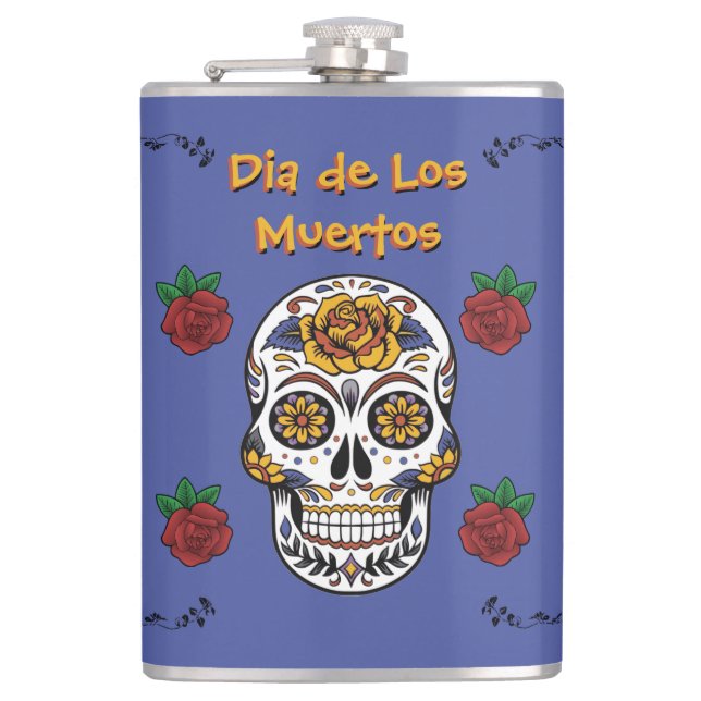 Petaca Dia de los muertos (Anverso)