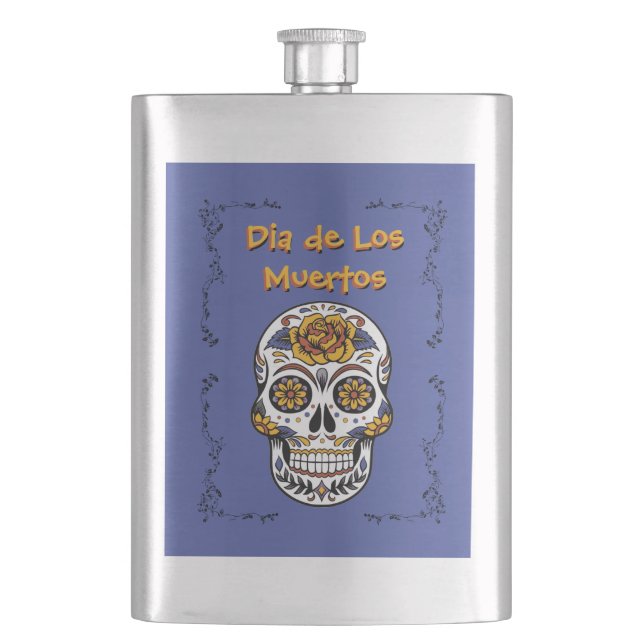 Petaca Dia de los muertos (Anverso)
