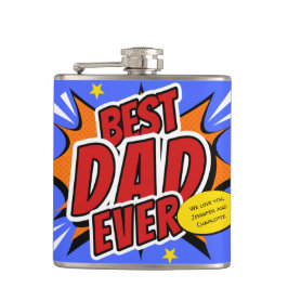 Petaca Día de los Padres de la Superheroína de Cómic