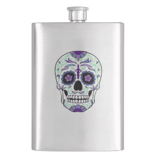 Petaca Día de Muertos Día de la Calavera del Azúcar