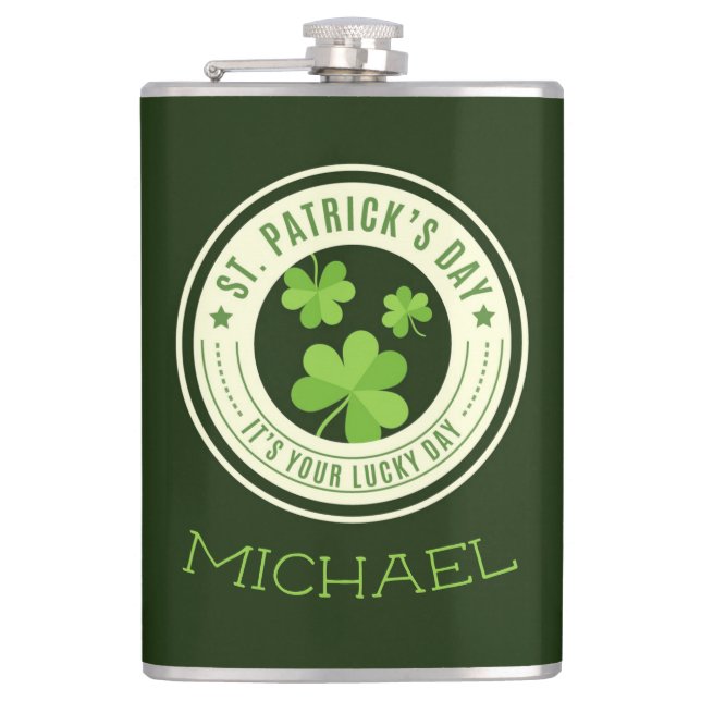 Petaca Día de San Patricio (Anverso)