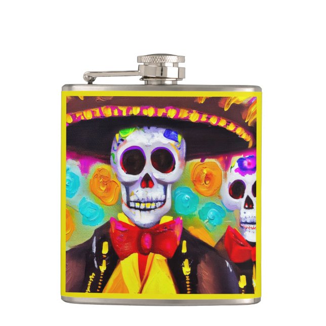 Petaca Día del Muerto 2 (Anverso)