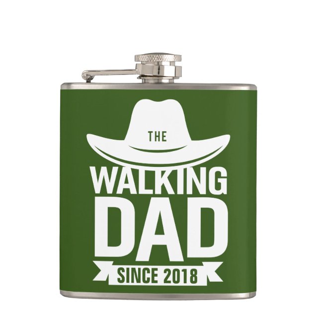 Petaca Día del Padre - El papá caminante desde... (Anverso)
