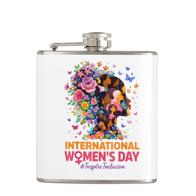 Petaca Día Internacional de la Mujer (Anverso)