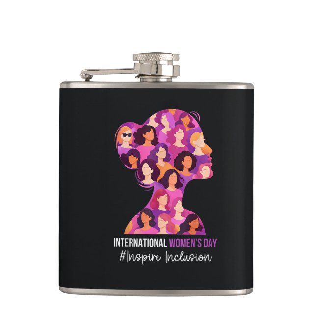 Petaca Día Internacional de la Mujer 8 de marzo  (Anverso)