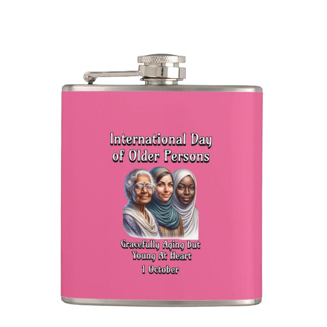 Petaca Día Internacional de las Personas de Edad. 1 de oc (Anverso)