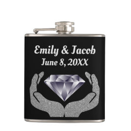 Petaca Diamond Hands Boda