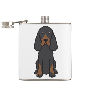 Petaca Dibujo animado del perro del organismo de Gordon