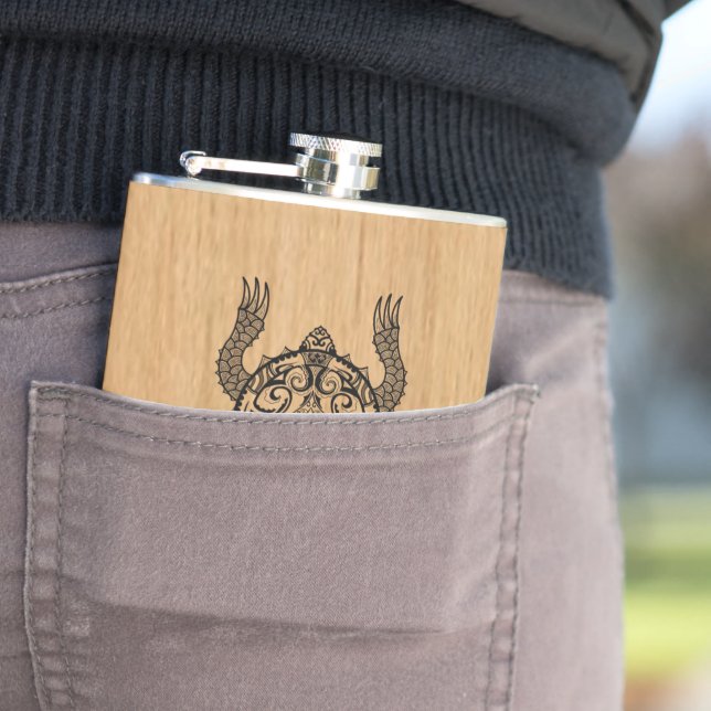 Petaca Dibujo de tortuga (In Situ)