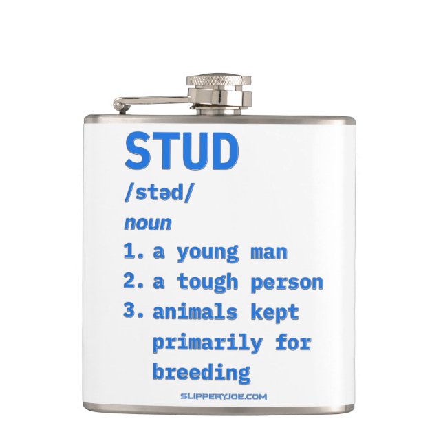 Petaca Diccionario de animales de definición de stud de S (Anverso)