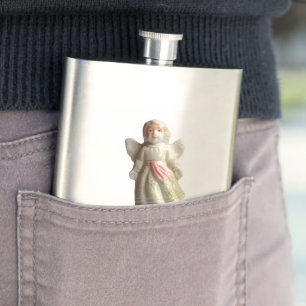 Petaca Dime Store Pill-box Angel en un matraz