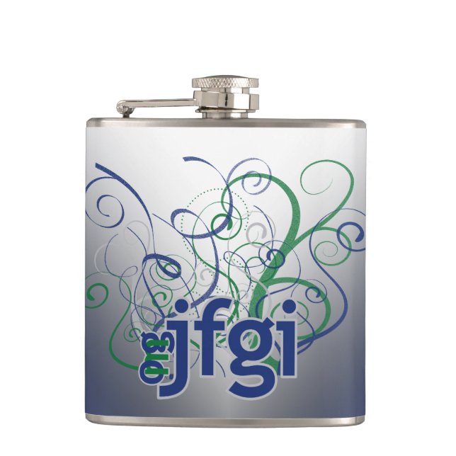 Petaca ¡Dios mío! jfgi (Anverso)