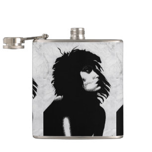 Petaca Diosa gótico Mujer retrata arte de moda icónico